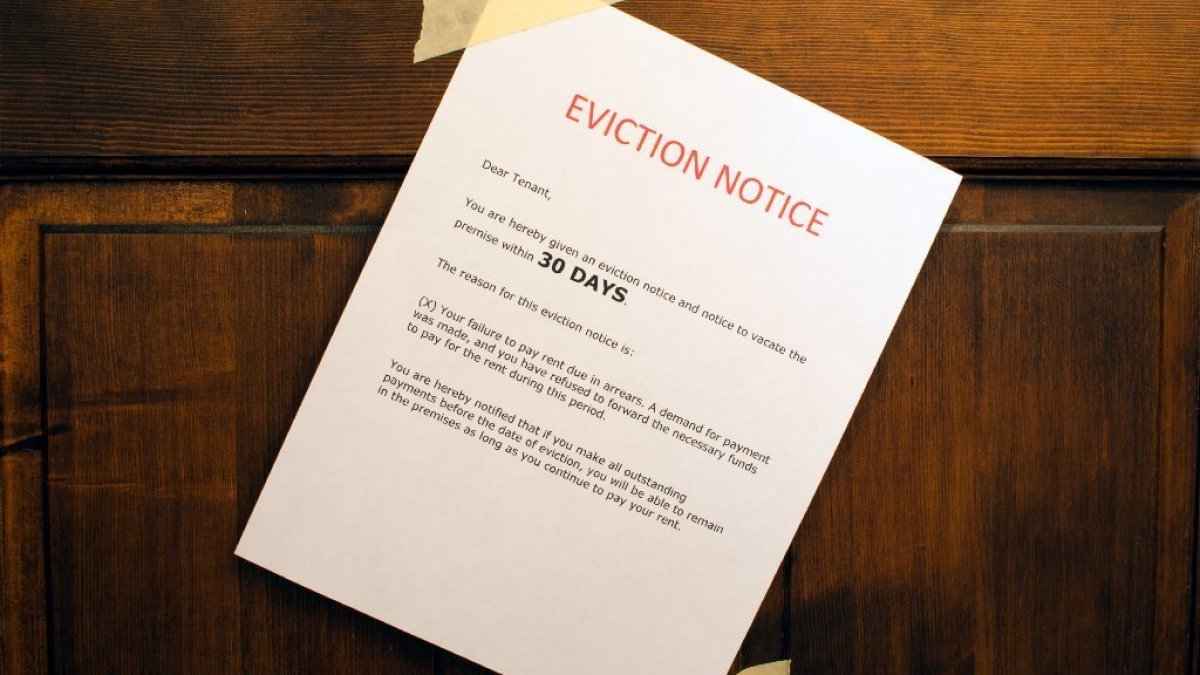 eviction notice paper