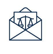 envelop with paper icon