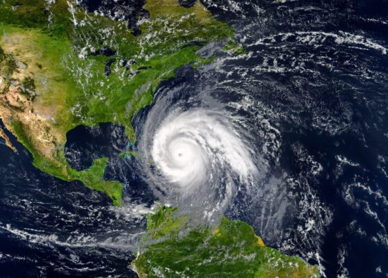 aerial-photo-of-hurricane
